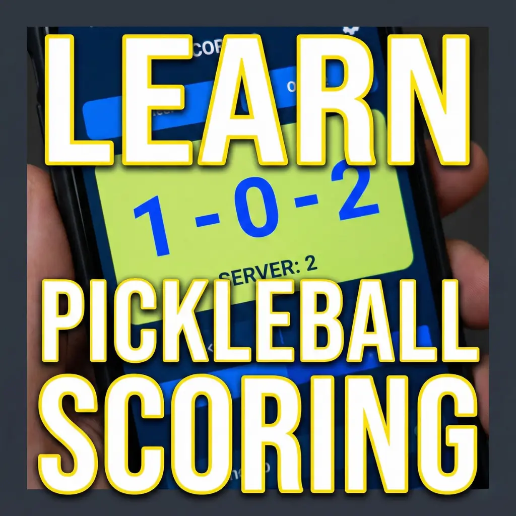 Interactive pickleball scoring tool showing player positions on the court